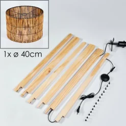 Luminaires Scandinaves-hofstein Cando Lampadaire Écru, 1 lumière