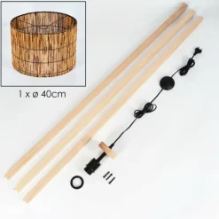 Luminaires Scandinaves-hofstein Cando Lampadaire Écru, 1 lumière