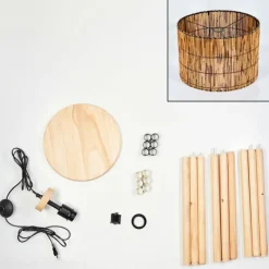 Luminaires Scandinaves-hofstein Cando Lampadaire Écru, 1 lumière