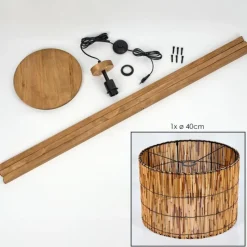 Luminaires Scandinaves-hofstein Cando Lampadaire Écru, 1 lumière