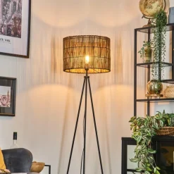 Luminaires Scandinaves-hofstein Cando Lampadaire Écru, Noir, 1 lumière