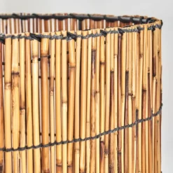 Luminaires Scandinaves-hofstein Cando Lampadaire Écru, Noir, 1 lumière