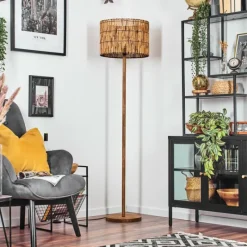 Luminaires Scandinaves-hofstein Cando Lampadaire Écru, Noir, 1 lumière