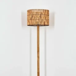 Luminaires Scandinaves-hofstein Cando Lampadaire Écru, Noir, 1 lumière