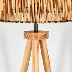 Luminaires Scandinaves-hofstein Cando Lampadaire Écru, Noir, 1 lumière