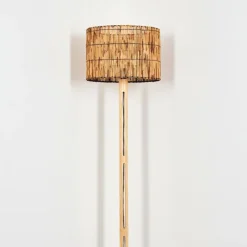 Luminaires Scandinaves-hofstein Cando Lampadaire Écru, Noir, 1 lumière