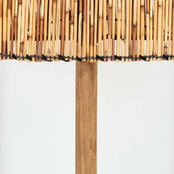 Luminaires Scandinaves-hofstein Cando Lampadaire Écru, Noir, 1 lumière