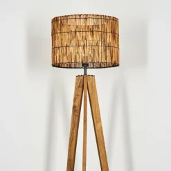 Luminaires Scandinaves-hofstein Cando Lampadaire, Liseuse Écru, Noir, 1 lumière