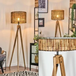 hofstein Cando Lampadaire, Liseuse Écru, 1 lumière