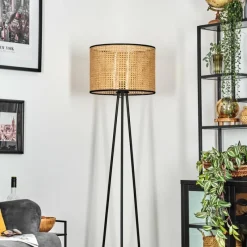 hofstein Cando Lampadaire, Liseuse Noir, 1 lumière