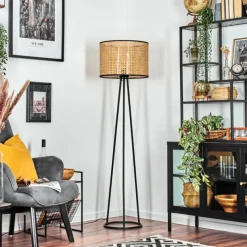 hofstein Cando Lampadaire, Liseuse Noir, 1 lumière