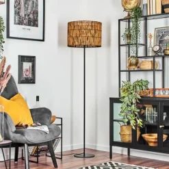 Luminaires Scandinaves-hofstein Cando Lampadaire Noir, 1 lumière