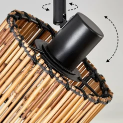 Luminaires Scandinaves-hofstein Cando Plafonnier Noir, 2 lumières