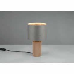 Lampes En Bois-Luminaires Trio Canio Lampe à poser Bois clair, 1 lumière