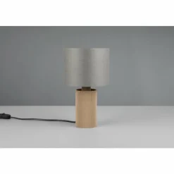 Lampes En Bois-Luminaires Trio Canio Lampe à poser Bois clair, 1 lumière