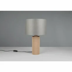 Lampes En Bois-Luminaires Trio CANIO Lampe à poser Bois clair, 1 lumière