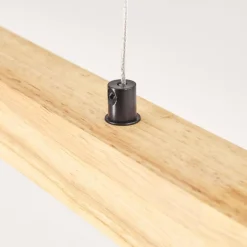 Luminaires Scandinaves-hofstein Carbellino Suspension LED Écru, Noir, 1 lumière