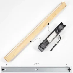 Luminaires Scandinaves-hofstein Carbellino Suspension LED Écru, Noir, 1 lumière