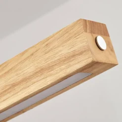 Luminaires Scandinaves-hofstein Carbellino Suspension LED Écru, Noir, 1 lumière