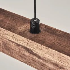 Luminaires Scandinaves-hofstein Carbellino Suspension LED Brun foncé, Noir, 1 lumière