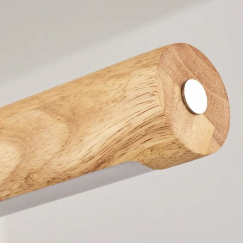 Luminaires Scandinaves-hofstein Carbellino Suspension LED Écru, Noir, 1 lumière