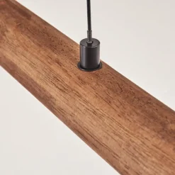 Luminaires Scandinaves-hofstein Carbellino Suspension LED Brun foncé, Noir, 1 lumière