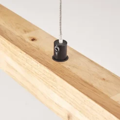 Luminaires Scandinaves-hofstein Carbellino Suspension LED Écru, Noir, 1 lumière