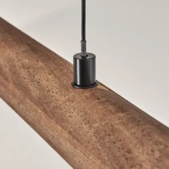 Luminaires Scandinaves-hofstein Carbellino Suspension LED Brun foncé, Noir, 1 lumière