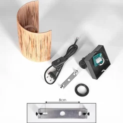 Luminaires Scandinaves-hofstein Cardeal Luminaire Up & Down, Applique murale Noir, 1 lumière