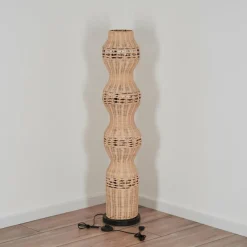 hofstein Cardeira Lampadaire Noir, 4 lumières