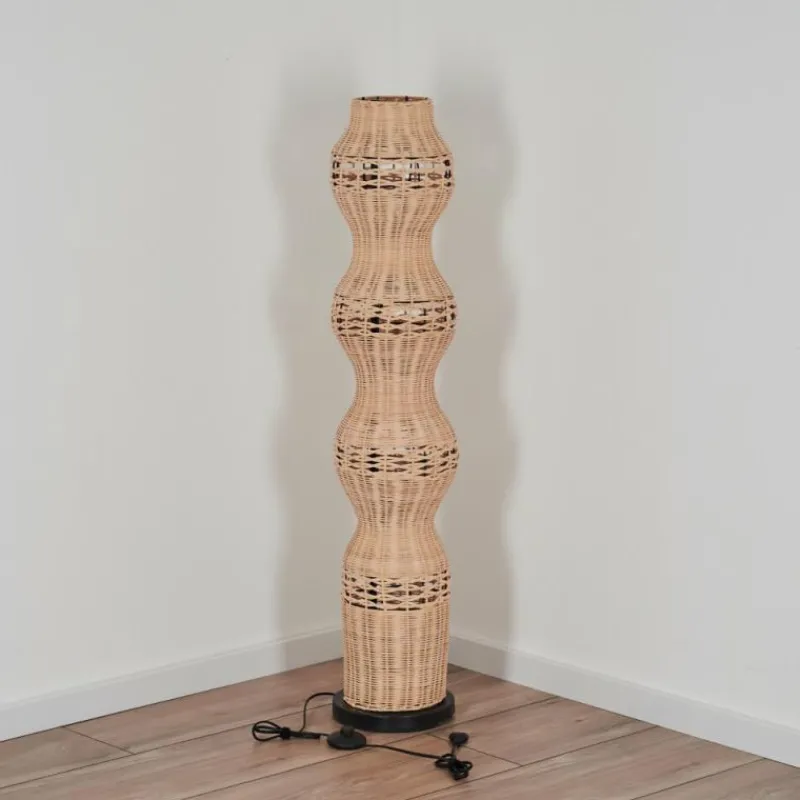 hofstein Cardeira Lampadaire Noir, 4 lumières