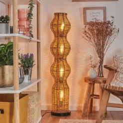 Luminaires Scandinaves-hofstein Cardeira Lampadaire Noir, 4 lumières