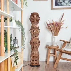 Luminaires Scandinaves-hofstein Cardeira Lampadaire Noir, 4 lumières