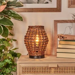 Luminaires Scandinaves-hofstein Cardeira Lampe à poser Noir, 1 lumière