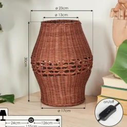 hofstein Cardeira Lampe de bureau, Lampe à poser, Liseuse Noir, 1 lumière