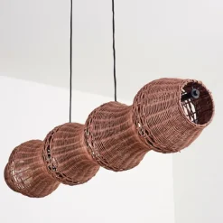 Luminaires Scandinaves-hofstein Cardeira Suspension, Suspension Noir, 4 lumières