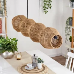 Luminaires Scandinaves-hofstein Cardeira Suspension, Suspension Noir, 4 lumières