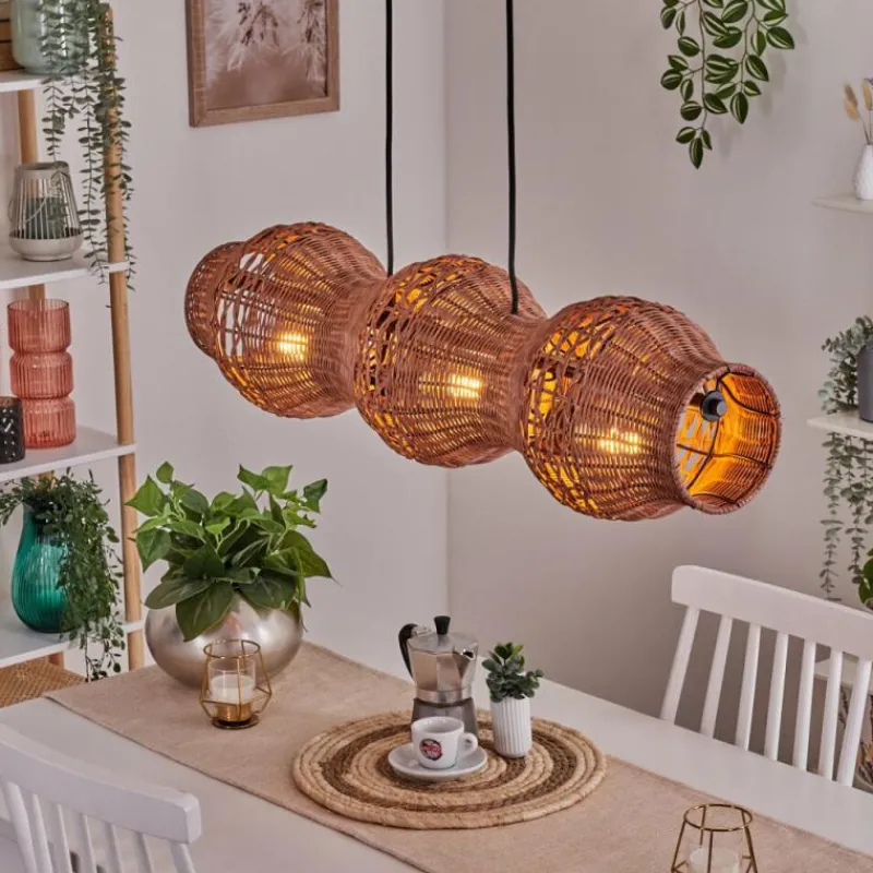 hofstein Cardeira Suspension, Suspension Noir, 3 lumières