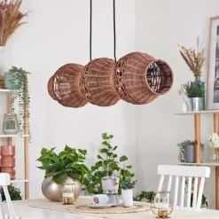 hofstein Cardeira Suspension, Suspension Noir, 3 lumières