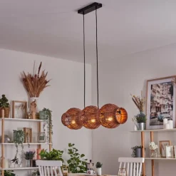 hofstein Cardeira Suspension, Suspension Noir, 3 lumières