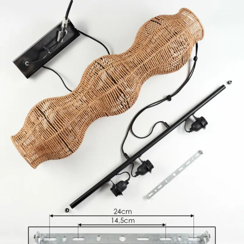 hofstein Cardeira Suspension, Suspension Noir, 3 lumières