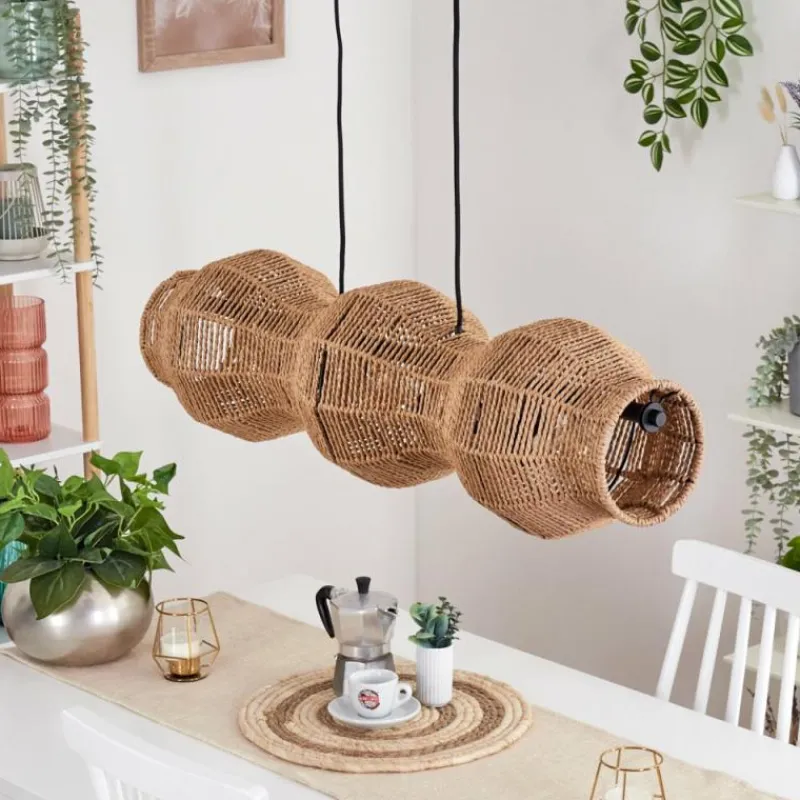 hofstein Cardeira Suspension, Suspension Noir, 3 lumières