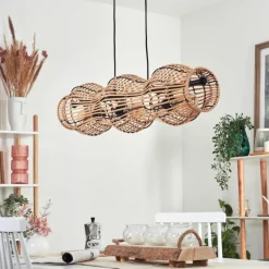 Luminaires Scandinaves-hofstein Cardeira Suspension, Suspension Noir, 4 lumières