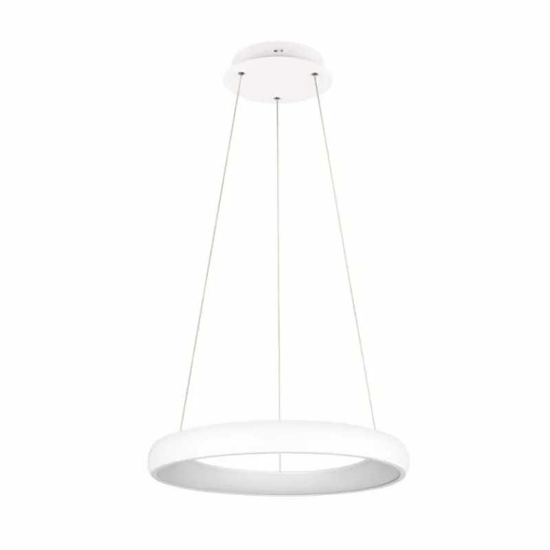 Luminaires Trio Cardona Suspension LED Blanc, 1 lumière* Éclairage Led