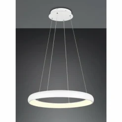 Luminaires Trio Cardona Suspension LED Blanc, 1 lumière* Éclairage Led