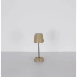 Luminaires Globo Lighting Carlos Lampe à poser LED Chrome, Sable, 1 lumière* Éclairage Led