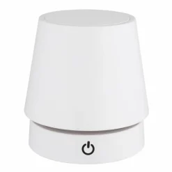 Luminaires Globo Lighting Carlos Lampe à poser LED Chrome, Blanc, 1 lumière* Éclairage Led