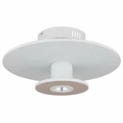 Lampes En Tissu-Luminaires Globo Lighting Carter Plafonnier LED Blanc, 1 lumière