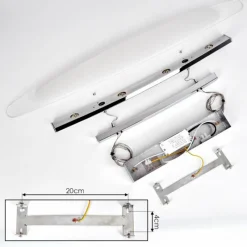 hofstein Casalino Suspension, Suspension LED Chrome, 1 lumière