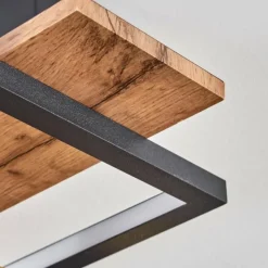 hofstein Cascada Plafonnier LED Laiton, Écru, Noir, 1 lumière